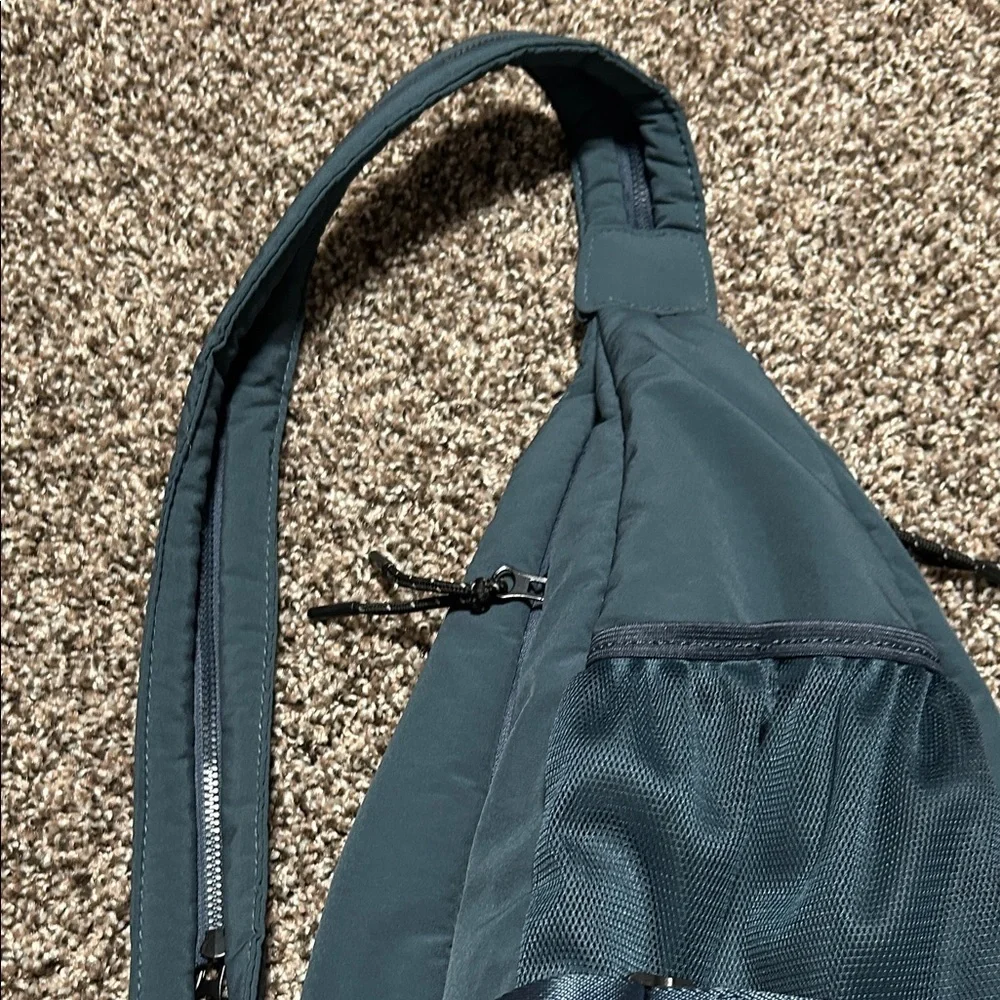 Street Level Teal Backpack with Floral Design